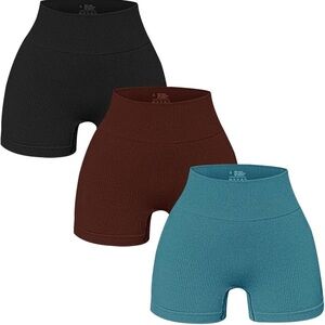 3 Pack Women’s Workout Biker Shorts XL